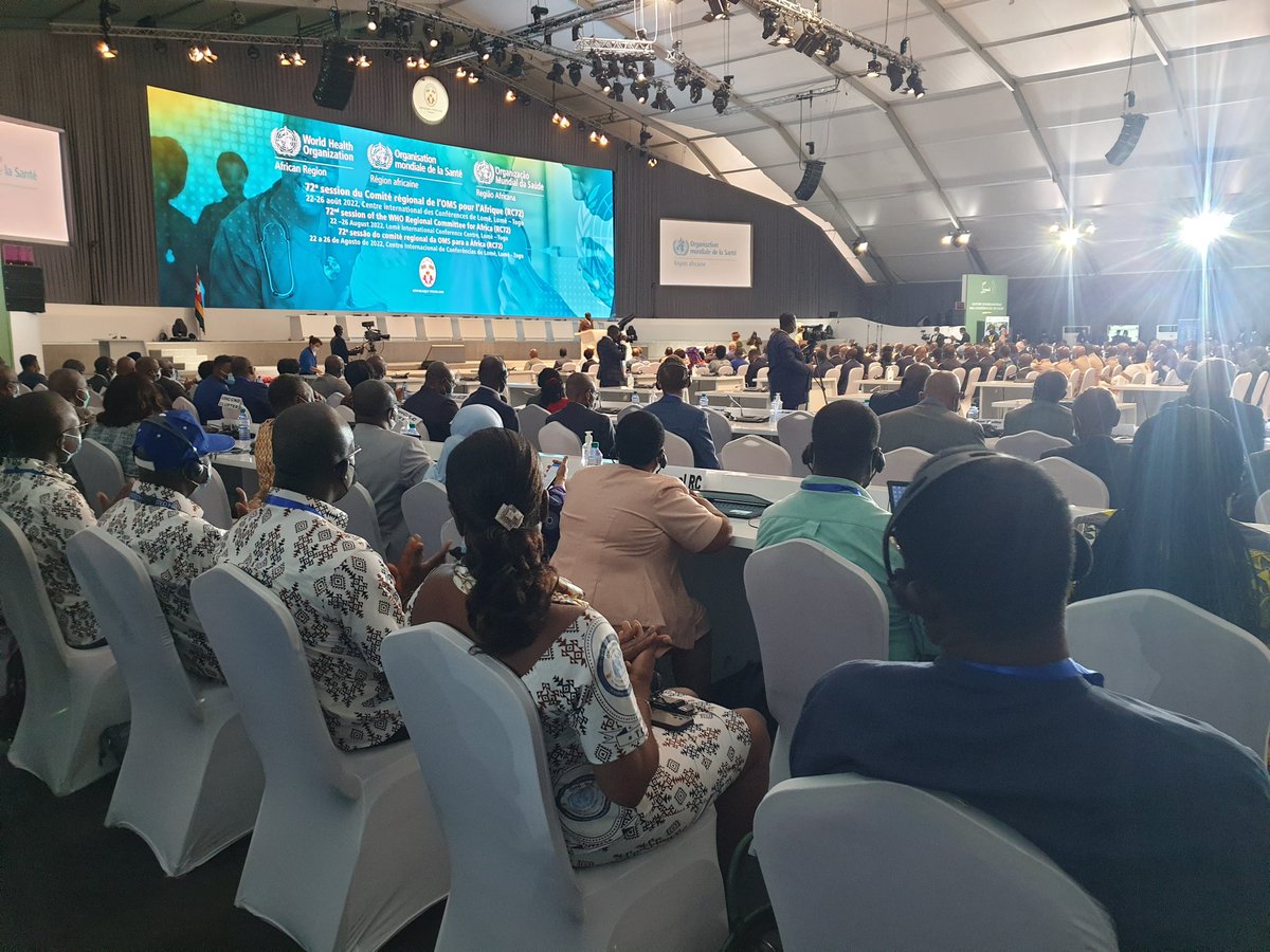 Diallo_FBT's tweet photo. Merci au président @FEGnassingbe et au #Togo pour avoir accepté abriter cette 72e session du comité régional de l'OMS pour l'Afrique qui vient de se terminer !
Merci pour votre leadership éclairé et tous vos efforts pour de meilleures conditions sanitaires au #Togo
#RC72AFRO https://t.co/d00Qr8fWa9
