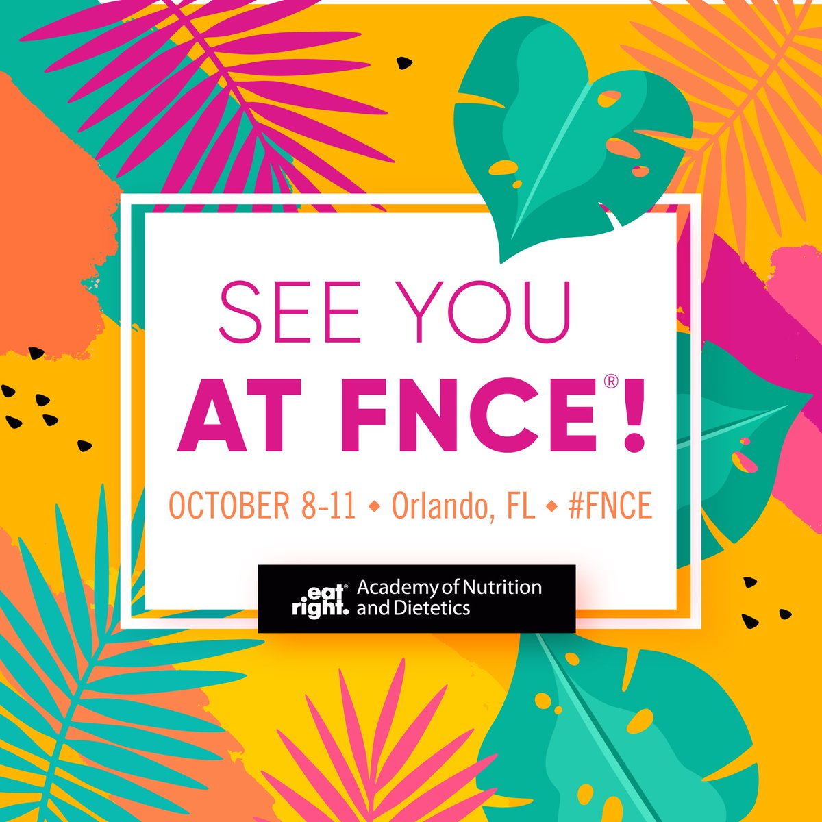 🙌🏼 The world’s largest meeting of #Food &amp; #Nutrition Professionals (i.e. #FNCE) is back to being IN-PERSON! Can’t wait to see my beloved colleagues face-to-face. Hoping to network with some new #dietitians, too! Give me a 🙌🏼 if you’re going! #eatrightPRO #RdChat #FNCE2022