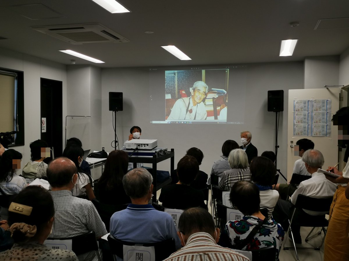 jack19998's tweet photo. 自主映画「ヒロ子の日記」出山知樹監督 上映会＆黒瀬真一郎氏トーク
原爆ドーム保存の大きなきっかけとなった楮山ヒロ子さん。1歳半で被爆、16歳で急性白血病を発症し亡くなった。河本一郎氏（広島折鶴の会世話人）が彼女の日記を読み、原爆ドーム保存へ動く。会場には楮山さんの同級生も来られてた。 https://t.co/lUPf3MbMaJ
