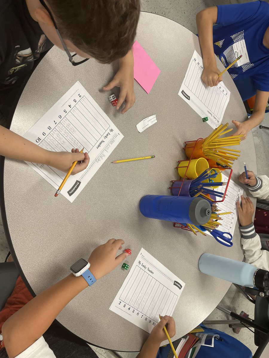 Playing a fun probability game that helps us learn why 7 is sometimes considered “lucky”! <a href="/BeulahRalphElem/">Beulah Ralph Elem</a>