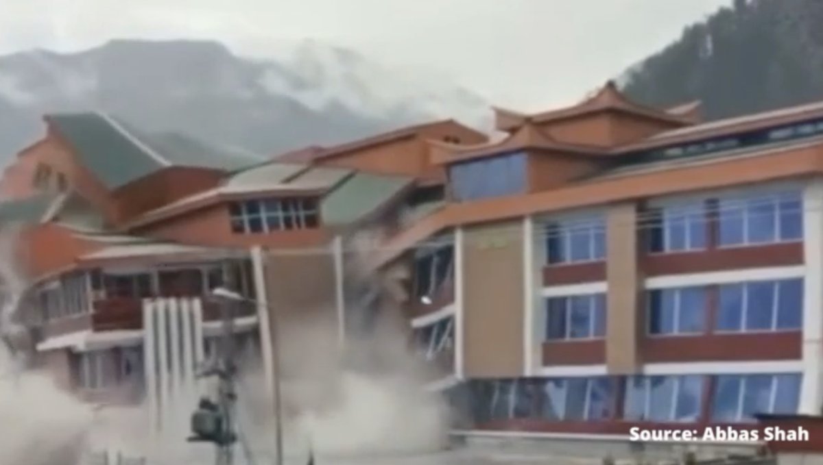 Honeymoon Hotel fue destruido por las inundaciones