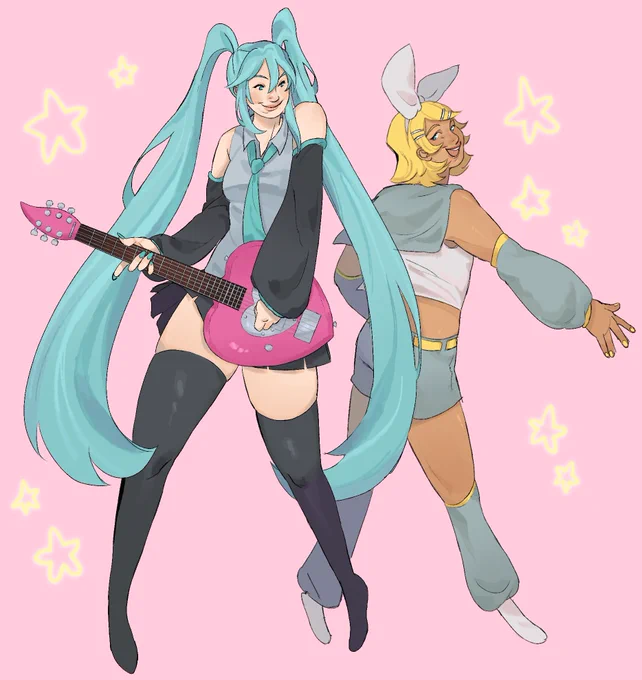 miku and rin ^_^ 