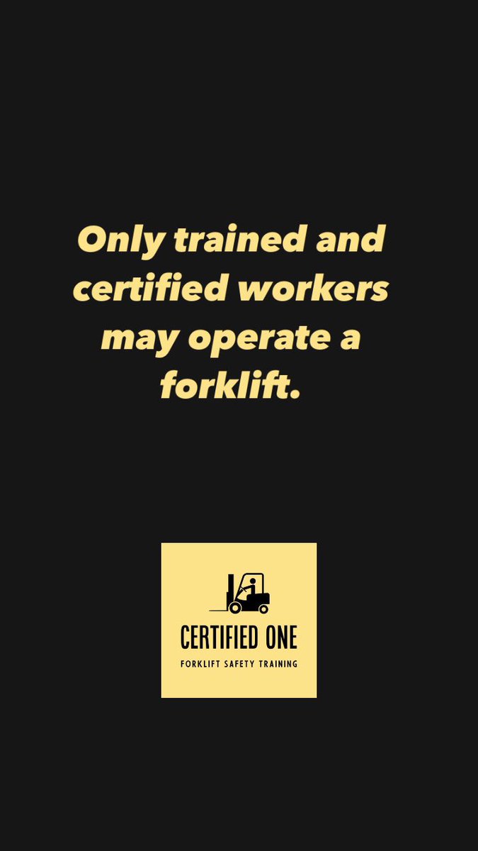 #forkliftfriday #safetyfirst #certifiedone #osha #forklift #safety