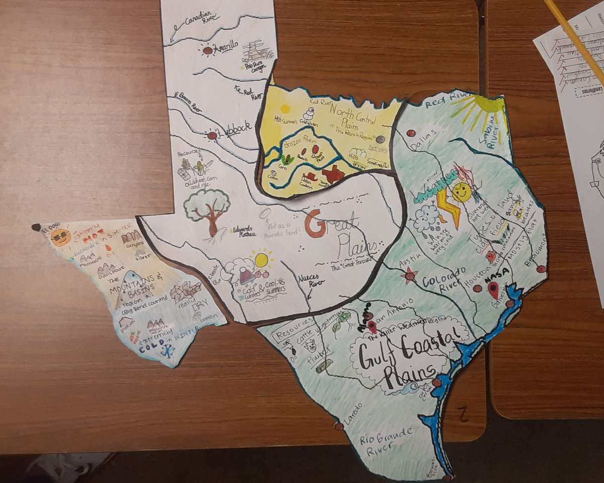 Loved it so much, I had to bring it back this year! Texas regions puzzle had students talking and showing off their creativity!

<a href="/krsburk/">Kristi Sorg Burkhalter</a> <a href="/AllisonLTravis/">𝔸𝕝𝕝𝕚𝕤𝕠𝕟 𝕋𝕣𝕒𝕧𝕚𝕤 𝔹𝕝𝕒𝕜𝕖</a> @spartan_speak @BrewtonHistory #socialstudies #middleschool