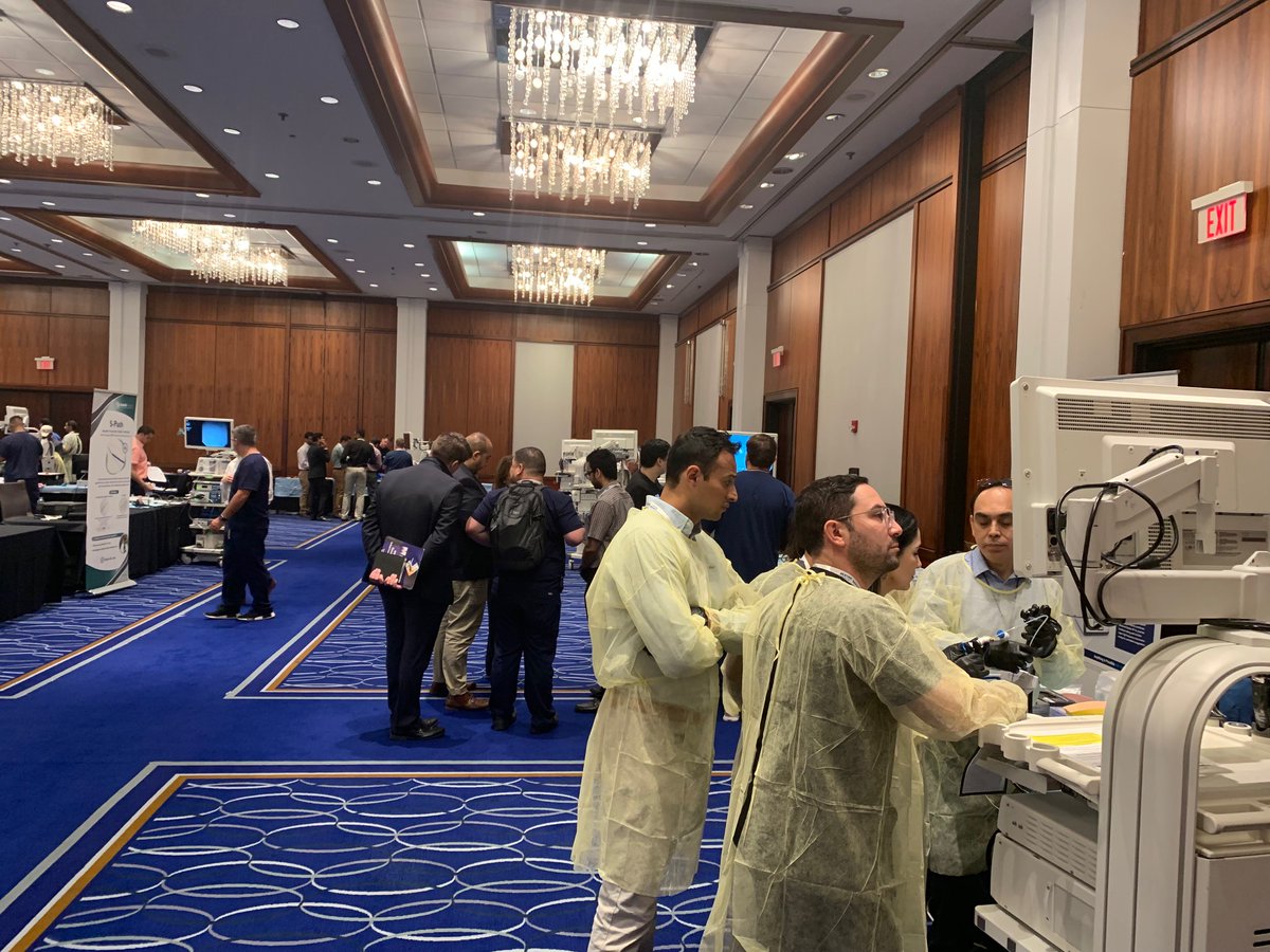 magicendoscopy's tweet photo. Ex-vivo hands-on at the Hyatt Regency New Brunswick

#MAGIC2022 #Endoscopy #Gastroenterology
#Gastrointestinal
#Pancreas https://t.co/rGY2WsdVdT