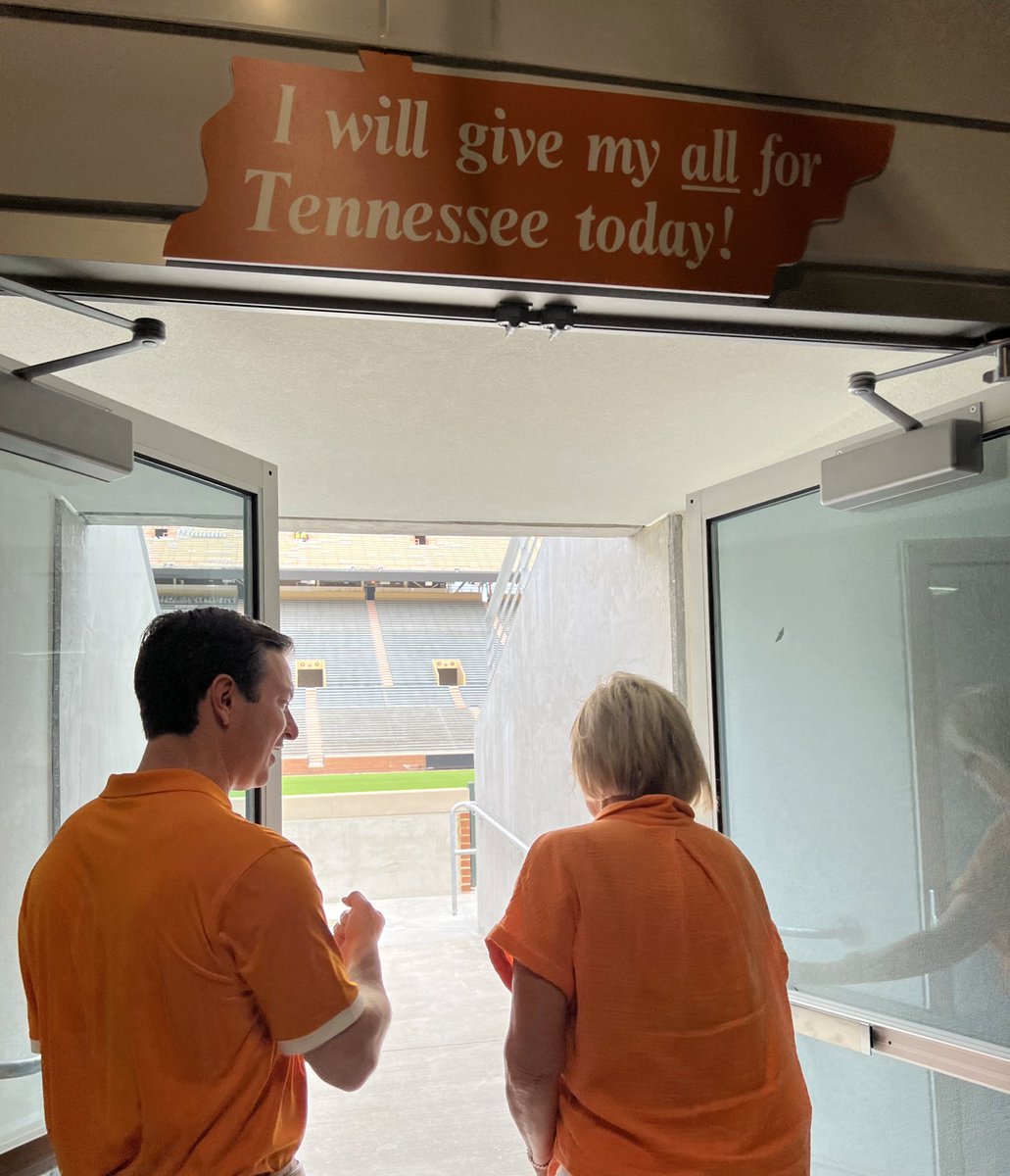 Thanks to Ryan Alpert, our Deputy Athletics Director &amp; COO of <a href="/Vol_Sports/">Tennessee Athletics</a>, I was able to step away from the office for a tour of the new spaces in Neyland. I can’t wait to see #VolNation cheer on <a href="/Vol_Football/">Tennessee Football</a> next Thursday. Only 6 days away from football time in Tennessee!🍊🏈