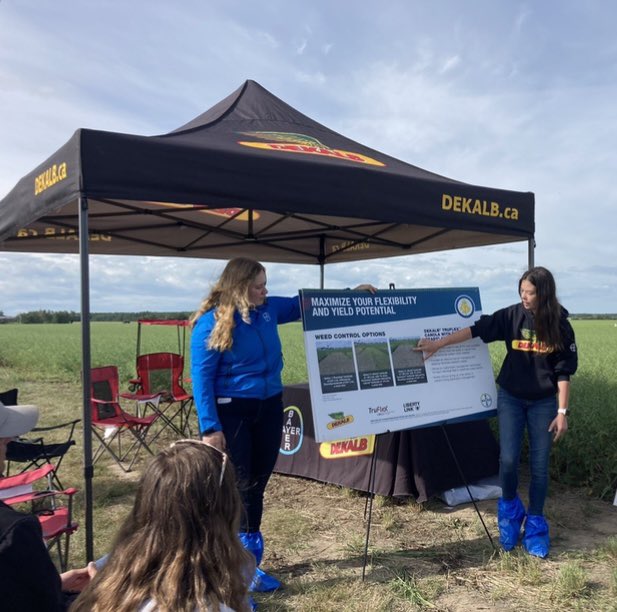 PeaceTeamBCS's tweet photo. As the end of August rolls in, we have to say farewell to @natasha_evans01 &amp; @kcmeagher_ , our wonderful summer students! The Peace Team will miss them dearly &amp; wishes the best for their upcoming school year! @Bayer4CropsCA @DEKALB_Canada https://t.co/xtzqVcltgv