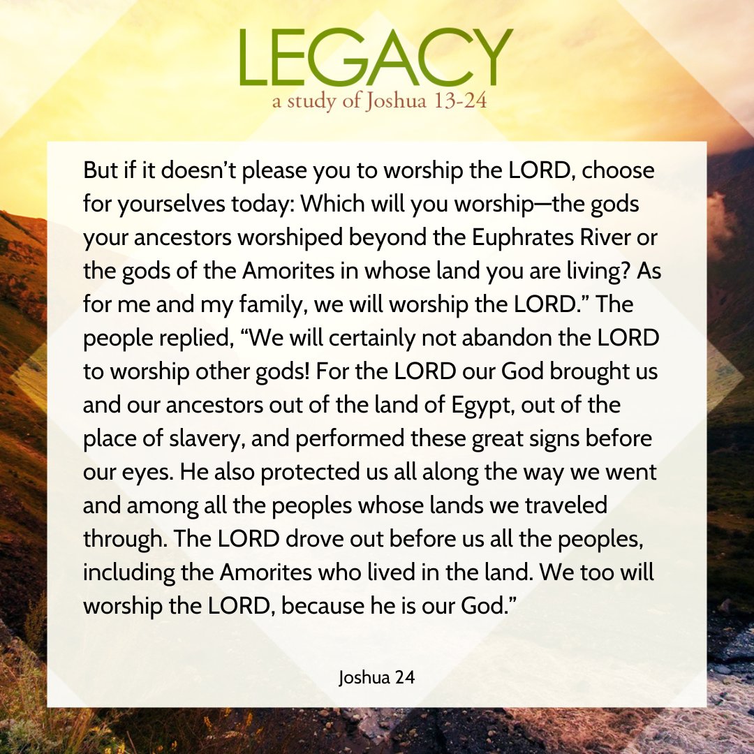 friscobible's tweet photo. 1/2 We hope you will be able to join us as we conclude our journey through Joshua this Sunday!
In-Person: 8:45 | 10:15 | 11:45
Online: 10:15
#undauntedfbc #legacy https://t.co/HQQFsYfawI