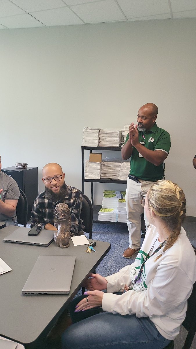 SPRINGHIGHLIONS's tweet photo. 🥁🥁 The “Mighty Lion” of week goes to….. Mr. Turner! Thank you for being a model of excellence for our students! Welcome to the P.R.I.D.E. 💚 #FearOurPride #TogetherWeWin https://t.co/yEcoivjuJ0