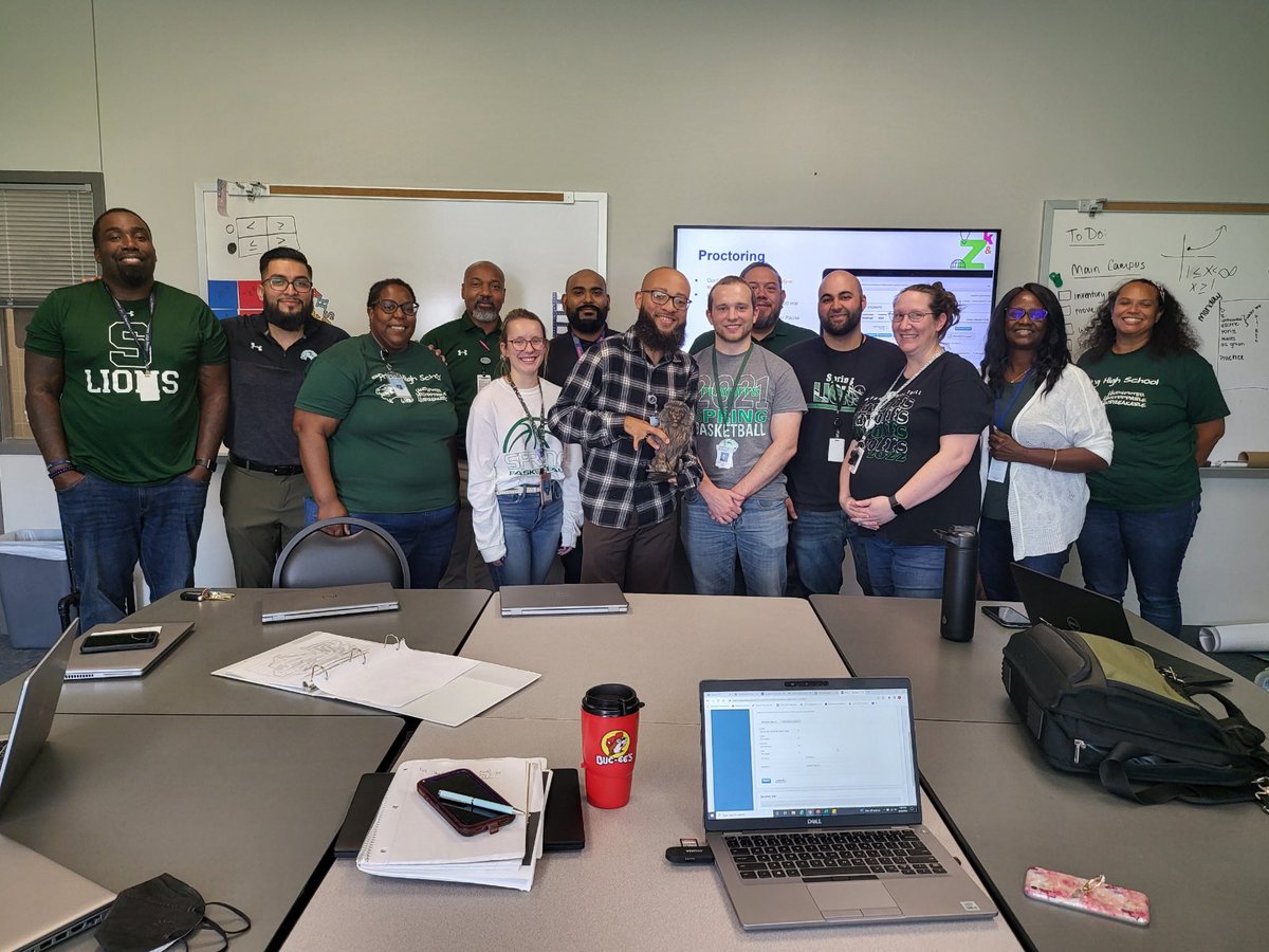 SPRINGHIGHLIONS's tweet photo. 🥁🥁 The “Mighty Lion” of week goes to….. Mr. Turner! Thank you for being a model of excellence for our students! Welcome to the P.R.I.D.E. 💚 #FearOurPride #TogetherWeWin https://t.co/yEcoivjuJ0