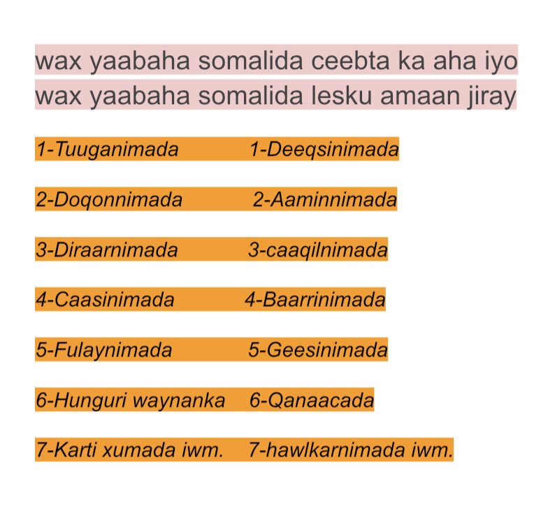 issedhafe1's tweet photo. Maanta waxi ceebta aha aya lagu Faana #Damiirdhintay https://t.co/UpeUNiQYL5