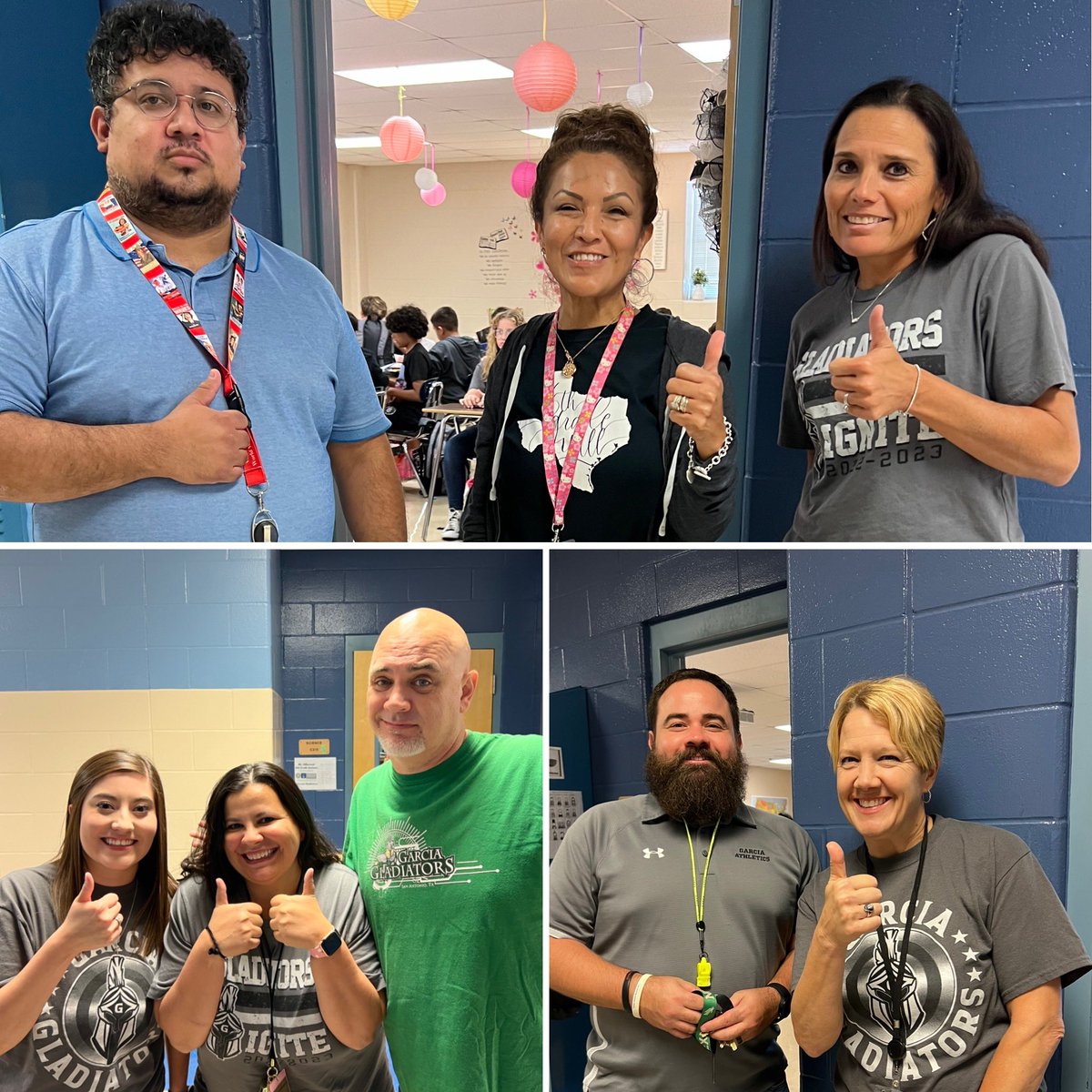 amandamrasco's tweet photo. @NISDGarcia Social Studies team survived and thrived the first week back with kids! #garciaignited https://t.co/lixqeGCgJr