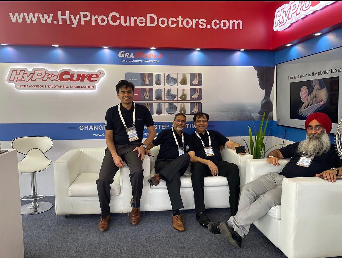 HyProCure's tweet photo. Here’s a photo from Day 1 of the 34th Annual National Conference of the Indian Foot and Ankle Society in Goa, India. 🇮🇳 #IFASCON2022 #Goa #india #hyprocure #ifascon #footandankle #footpain https://t.co/Wydw9QNBWD