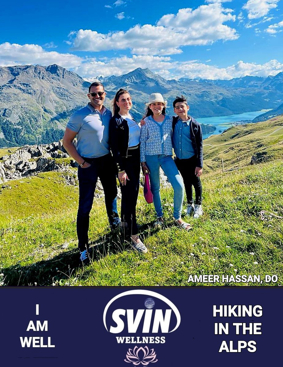 What does <a href="/svinsociety/">SVIN</a> President do to stay well? <a href="/AmeerEHassan/">Ameer E. Hassan</a> hikes! #IAMWELL #SVIN