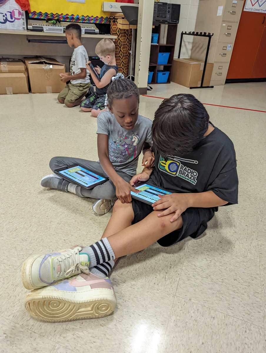 Say it, clap it, play it! 3rd graders worked hard on creating, reading, and playing body percussion rhythms.