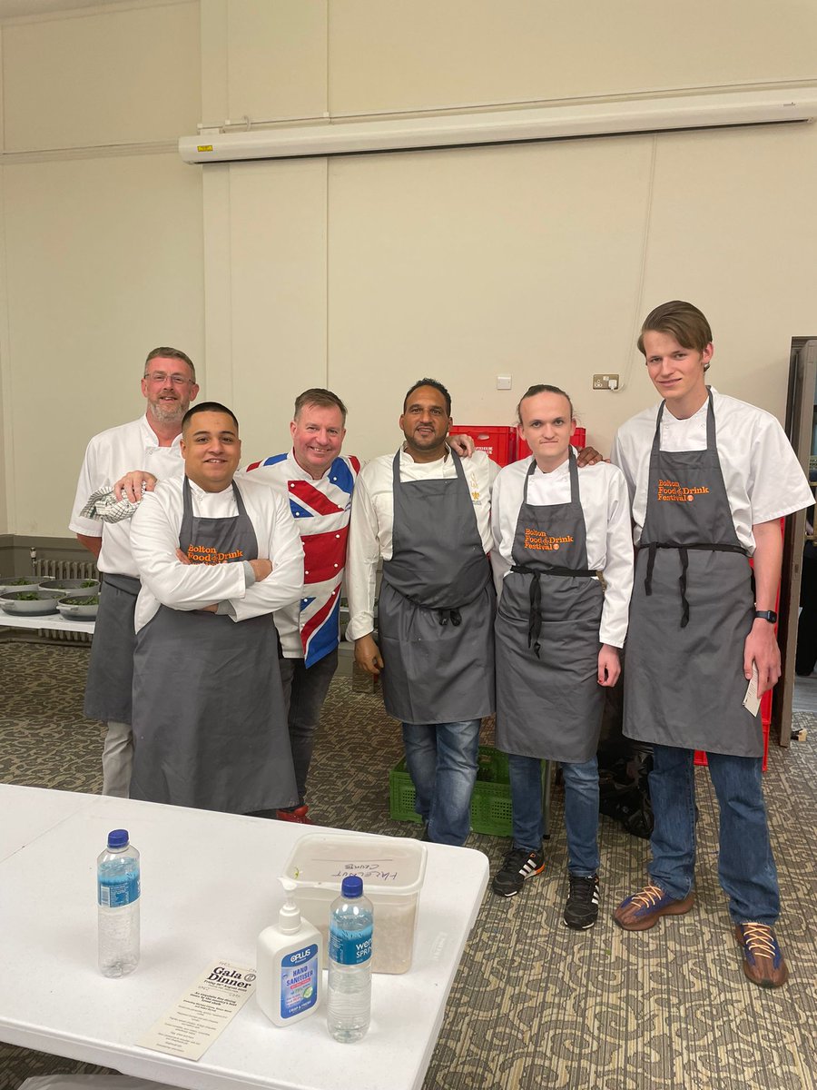 rumworthbistro's tweet photo. A successful days work with @SimonJWoodUK @nutsfood, @aidenbyrne, @HairyBikers, @Macaines1, @BoltonFoodFest., @cheftogo. The students &amp; staff have loved every minute. Well Done and thank you to all the chefs, you are all more than welcome to visit @rumworthbistro and our school. https://t.co/K0uj9DKe1v