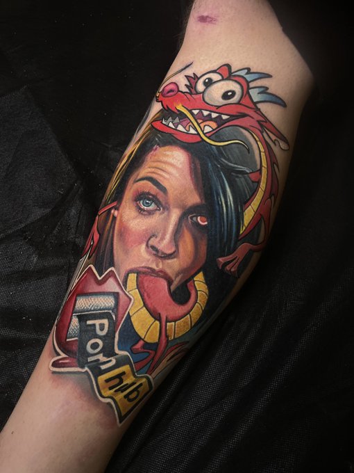 My best friend got my face tattooed 🫶🏼 https://t.co/9VG7NXChPx