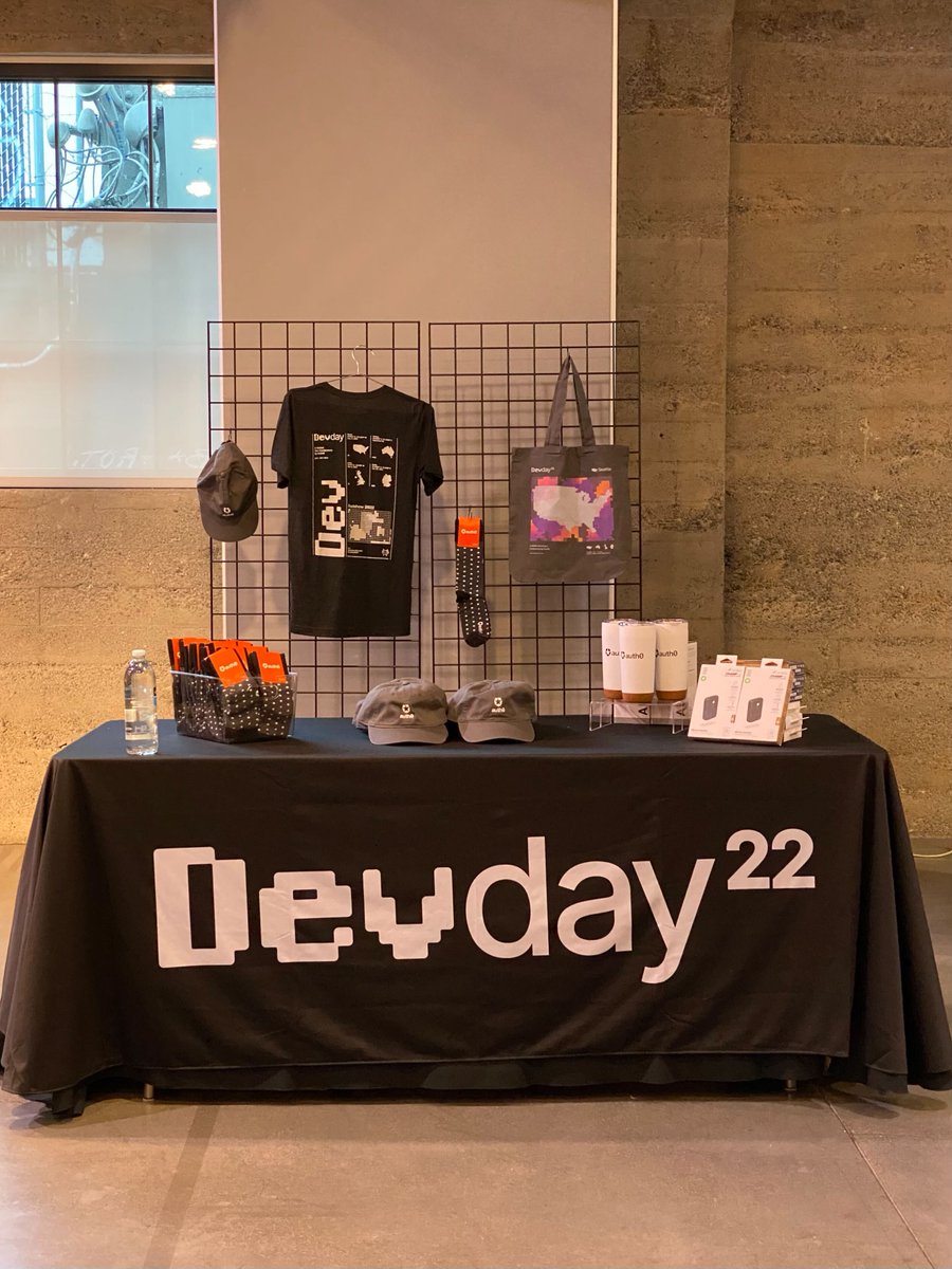 auth0's tweet photo. So much great swag during #DevDaysSeattle earlier this week! https://t.co/0cFabS2Fm4