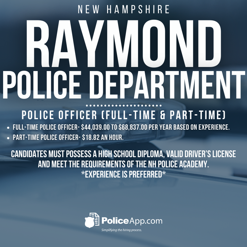 on Twitter "Raymond Police Department, NH Job Title