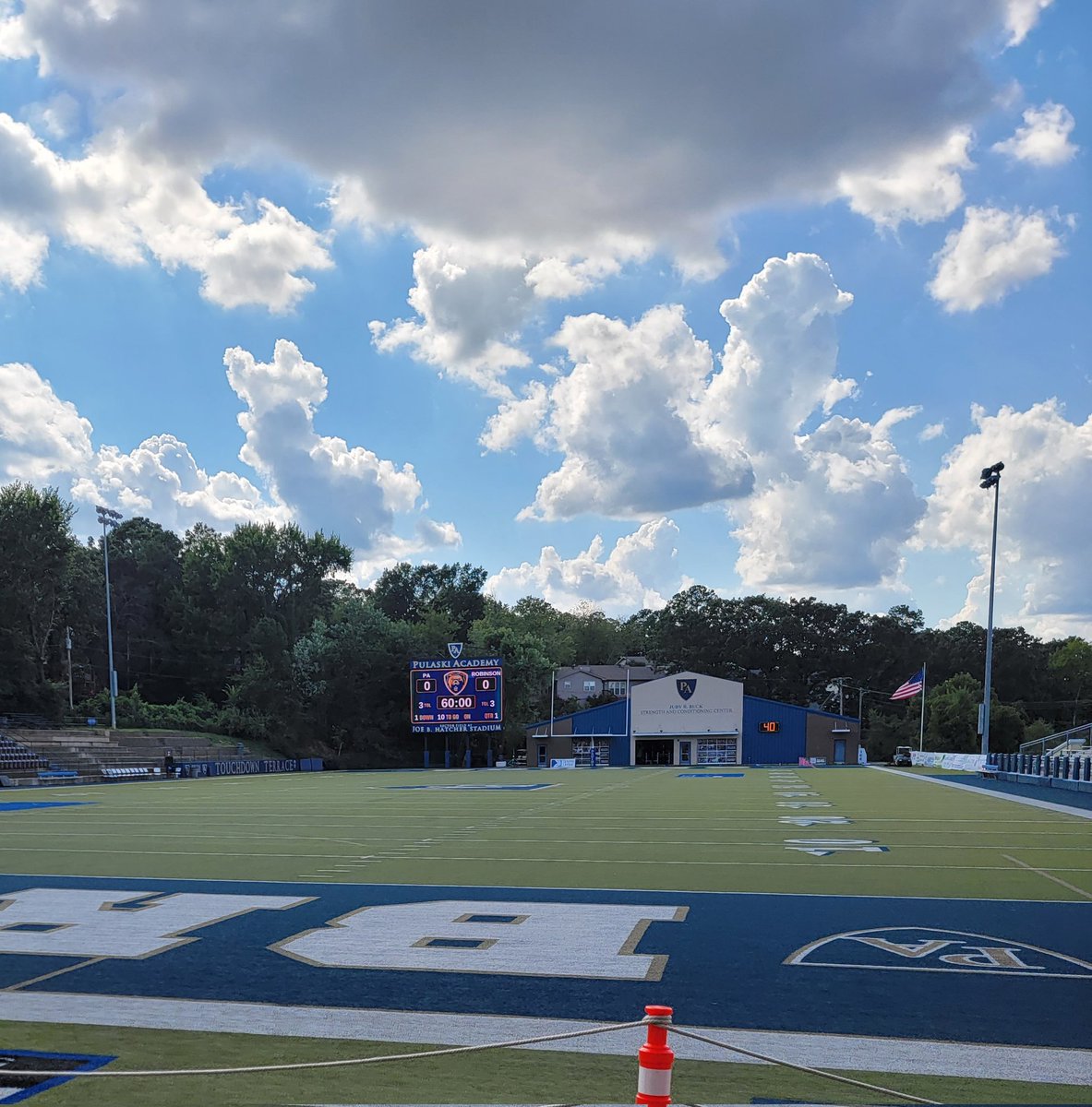 coachjwyatt's tweet photo. Less than 3 hours to the season opener of Bruin Football 2022! Let's Go #PANation! #PAvsRobinson https://t.co/Tm7G7V9wJ6