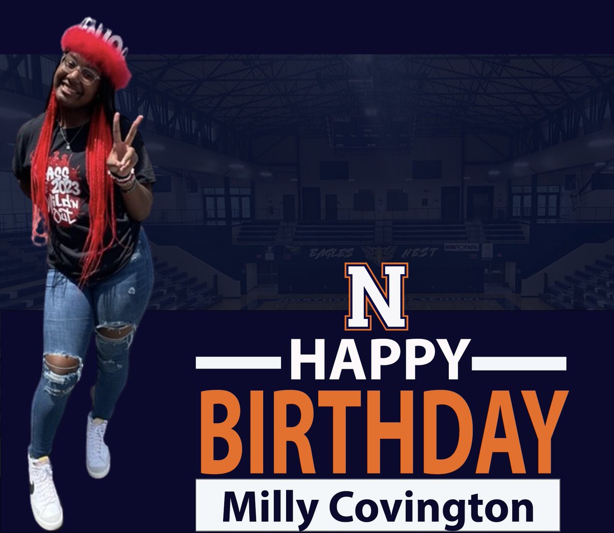 Northside_Girlz's tweet photo. Help us show some Eagle 🦅 Love to the Birthday Girl! 💙🧡💙🧡🥳🥳 https://t.co/Emi8qFs0s3