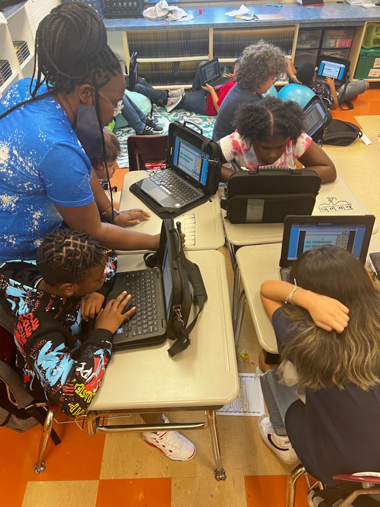 chunteria's tweet photo. Our MathPlayground A+ Tape Diagram assignment was a success! My students liked it so much, they asked could they use the website at home! We will move the needle! #highengagement #funin6th #mykidsaremyhappyplace #prioritizingrelationships https://t.co/0jiJPftadU