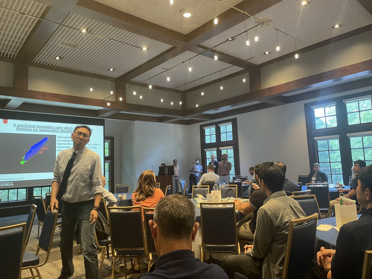 WardLab_Emory's tweet photo. @jorDNAse &amp; I brought the “neuro” to the 3rd International Conference on Musculoskeletal &amp; Neural Interactions @EmoryUniversity 🤓 where all 👩🏻‍🔬👨🏽‍🔬were either bone or muscle specialists.
https://t.co/7GM6Jbzfbs 
1 big takeaway is that while we mostly use 8 week old “adult” mice https://t.co/91pXGcwjbo