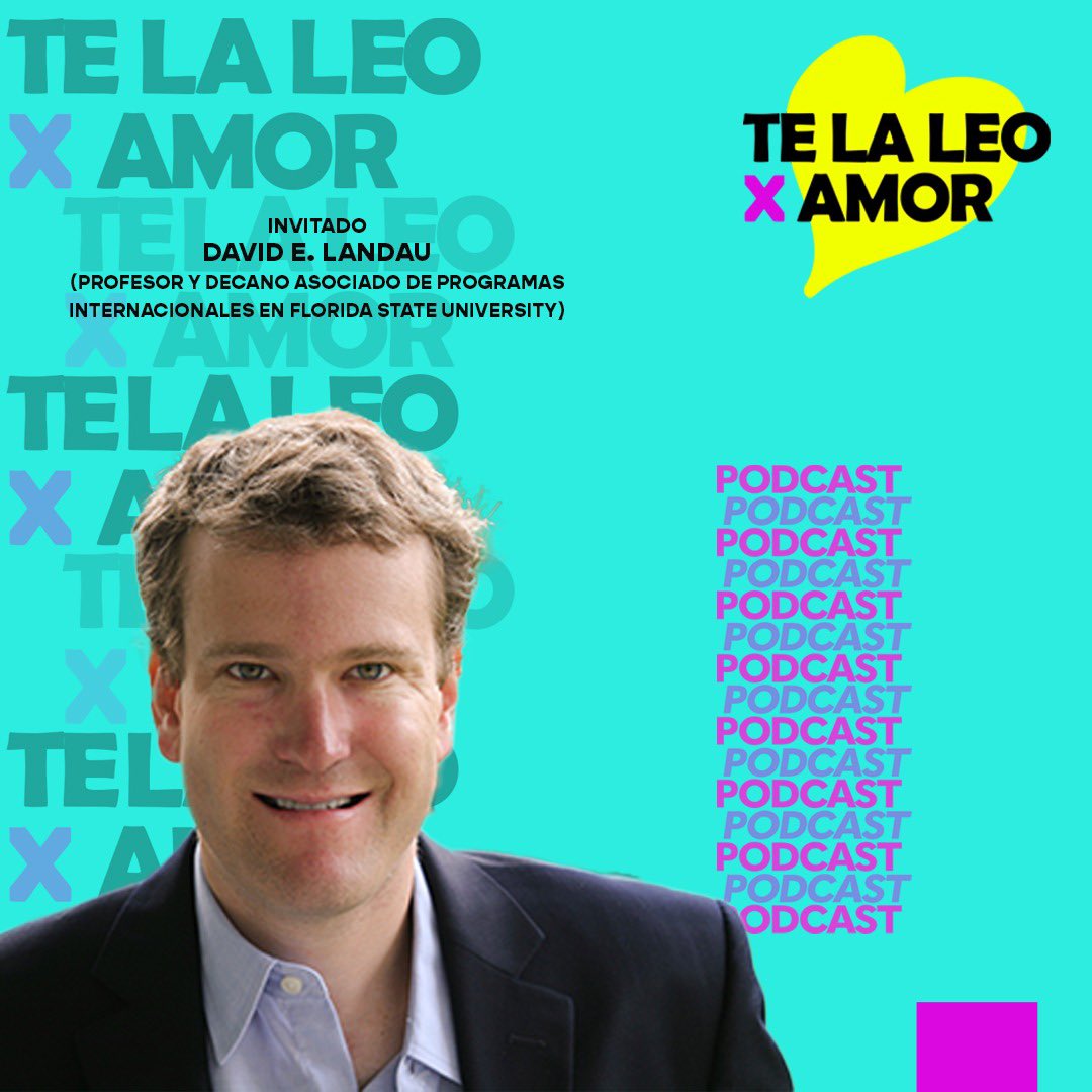 TelaleoxAmor's tweet photo. Este domingo 28 de agosto 19:00h @G_Simonetti y La Socorro conversarán con David Landau, abogado y doctor en derecho de Harvard University, quien actualmente es profesor y decano asociado en Florida State University. No se lo pierdan!
Todos los episodios https://t.co/36rBI5zZs0 https://t.co/LBc4xBHRNg