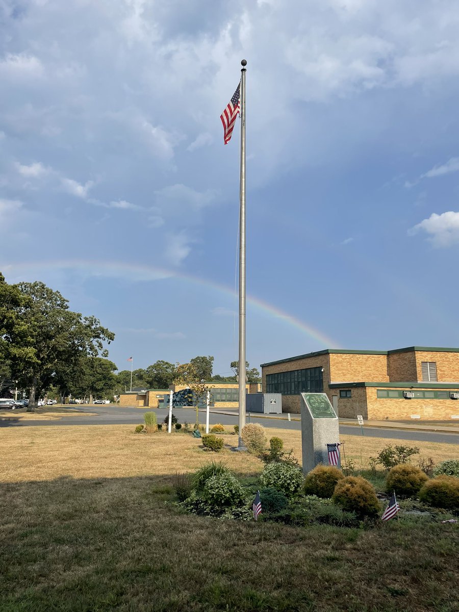 Saw a great sign as I finished up decorating my new classroom on this rainy Friday afternoon! 🤗🌈☁️  <a href="/seafordmspride/">Seaford Middle School</a> #seafordpride
