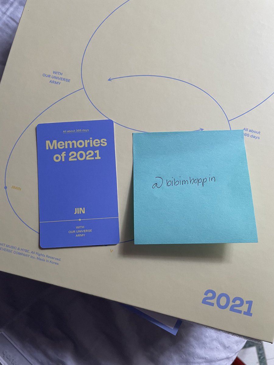 bibimboppin's tweet photo. wtt bts memories 2021 dvd pc photocard

have: jin/seokjin
want: tae/taehyung/v

#wttbts #btstrade #btstrades #btswtt #wtsbts #btswts #btssale #btssales https://t.co/X2n6V0PLDH