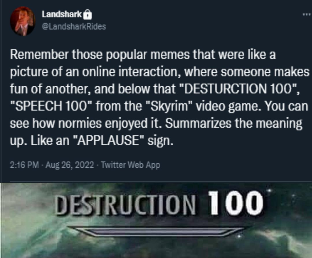 @LandsharkRides Normies DESTROYED