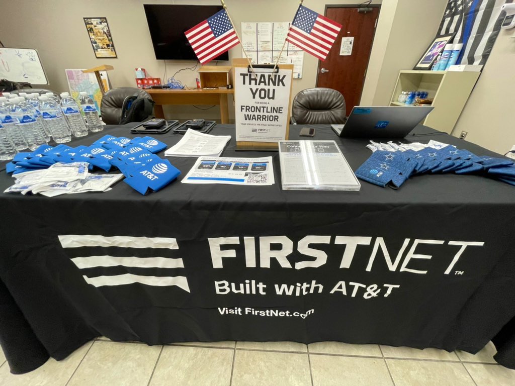 Nicholas Nigro (@nicholasnigro3) on Twitter photo Had a chance to spend some time with <a href="/fortworthpd/">Fort Worth Police</a> ‘s finest and get some officers moved over to the <a href="/FirstNet/">FirstNet, Built with AT&T</a> network.
Those who protect and serve - deserve the <a href="/FirstNet/">FirstNet, Built with AT&T</a> network built for first responders by first responders 🚔 🚨
<a href="/NTX_Market/">The NTX Market</a> <a href="/colehamer/">cole hamer</a> <a href="/TravisChamber5/">Travis Chambers</a> Had a chance to spend some time with <a href="/fortworthpd/">Fort Worth Police</a> ‘s finest and get some officers moved over to the <a href="/FirstNet/">FirstNet, Built with AT&T</a> network.
Those who protect and serve - deserve the <a href="/FirstNet/">FirstNet, Built with AT&T</a> network built for first responders by first responders 🚔 🚨
<a href="/NTX_Market/">The NTX Market</a> <a href="/colehamer/">cole hamer</a> <a href="/TravisChamber5/">Travis Chambers</a>