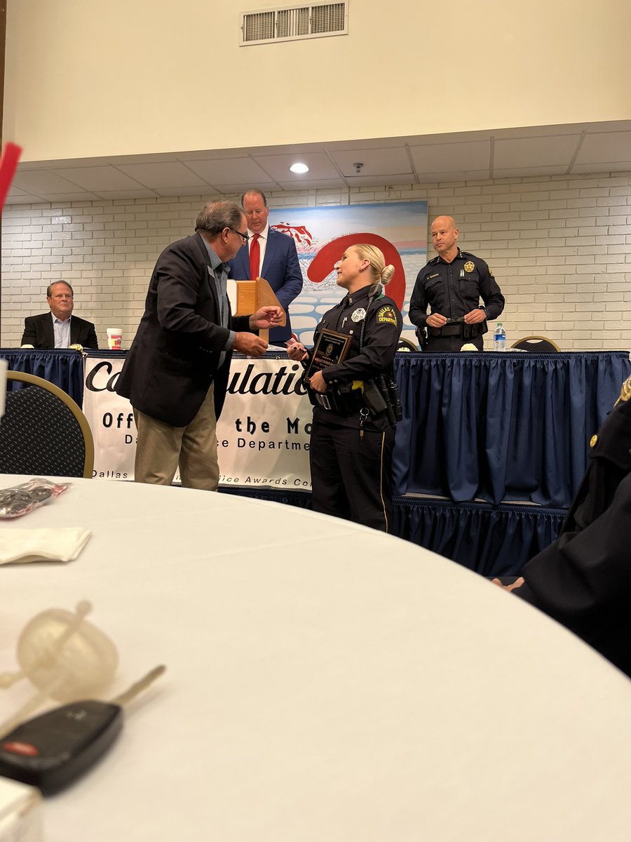 It was an honor yesterday to watch one of my Officers receive the Officer of the month award. @NorthCentralPatrol