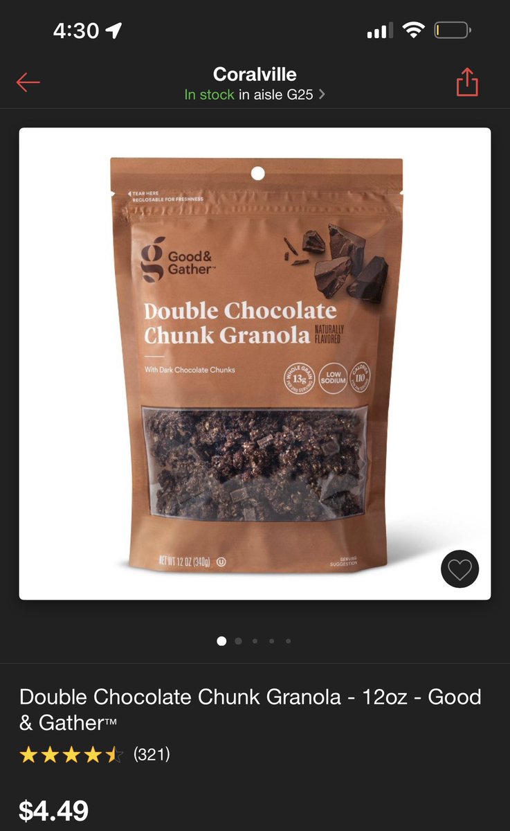 jakeulstad's tweet photo. @Ms_Blew92 I get this granola and it’s great in oatmeal too https://t.co/eeJsUQ3f9l