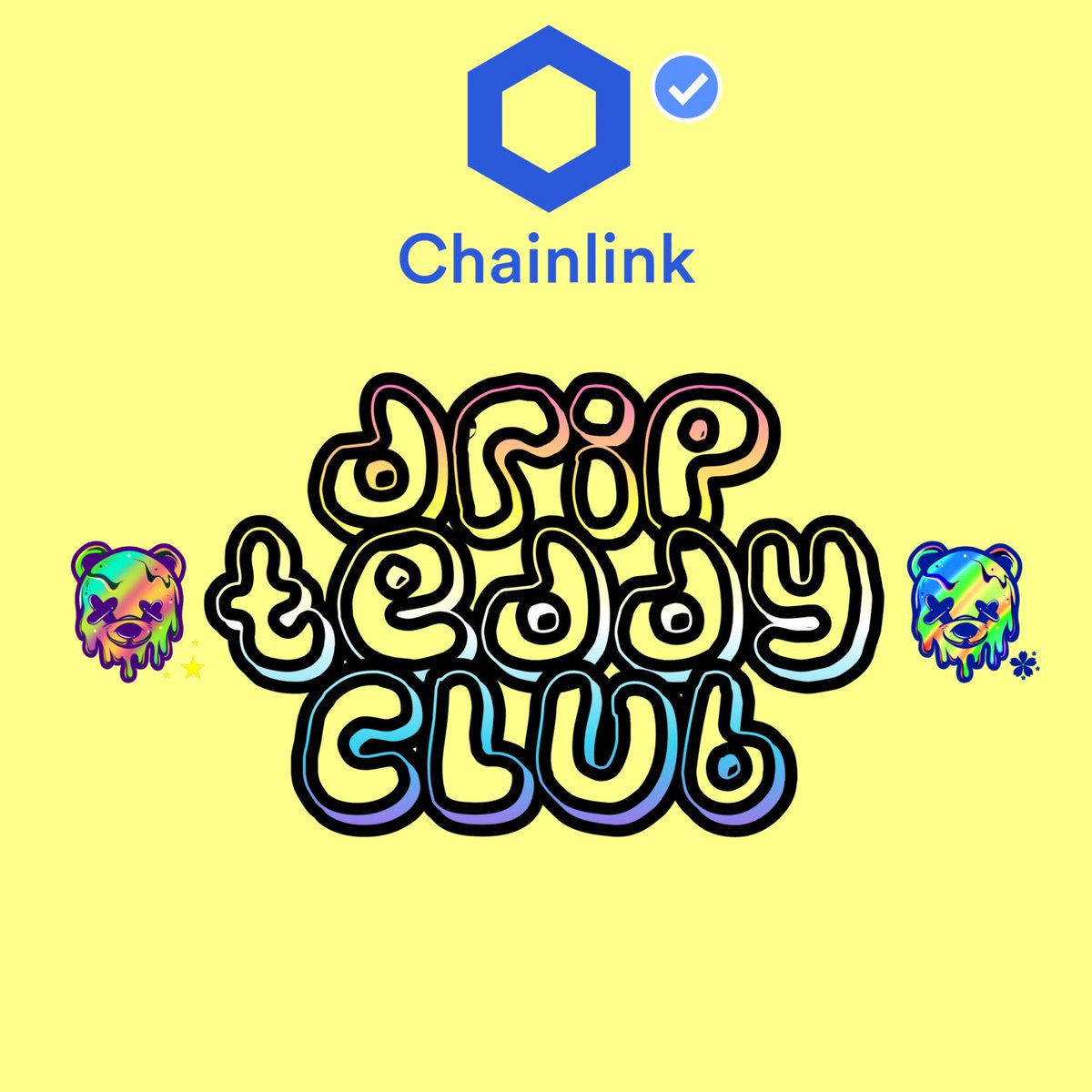 JOIN OUR @Dripteddyclub DISCORD COMMUNITY BELOW!! OFFICIALLY @chainlink VRF INTEGRATED!! ✅ discord.gg/uDqxgSVs6a