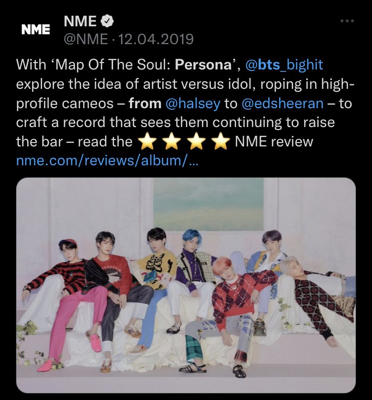 MapOfTheHoseok's tweet photo. 5 stars from NME was a really big thing cuz even BTS’s albums couldn’t get five stars… JITB is a masterpiece and everyone who interested in music knows that.. I’m sooo proud of you Jung Hoseok and pls never forget that you are too much for that plastic industry!!

#jhope https://t.co/6dFcsNohkQ