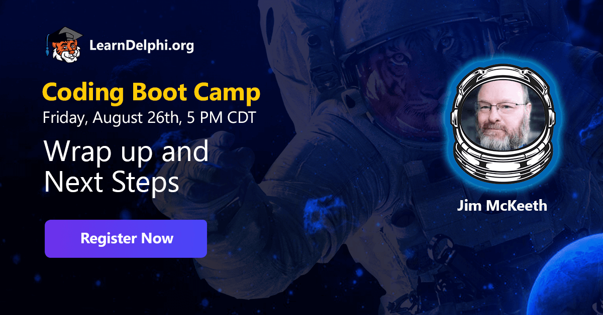learndelphi's tweet photo. We’ve come to the end of https://t.co/aLgMTu0sAM's #CodingBootCamp2022! Hosting so many experts for your best learning experience was amazing. Thank you for joining us. Stay tuned for our next updates. https://t.co/W2Ch4lesfi