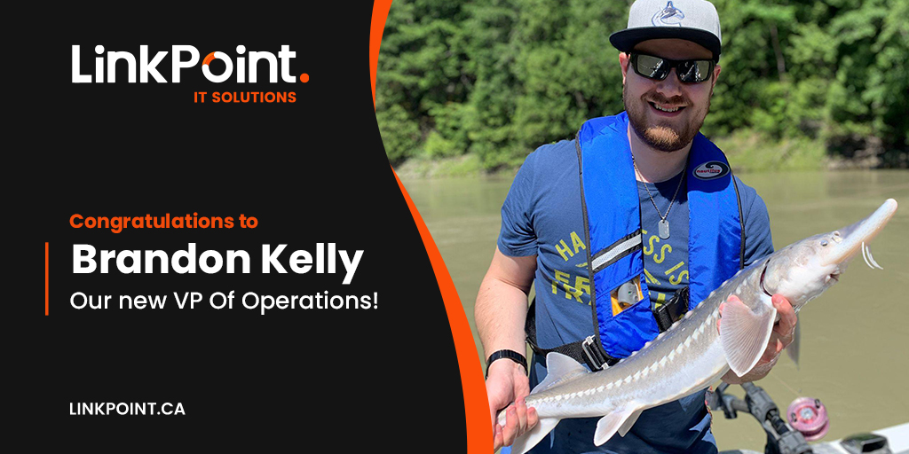 LinkPointIT's tweet photo. Congratulations to our employee Brandon Kelly who was recently promoted to VP of operations!

Brandon has been with LinkPoint for 6+ years and has showed leadership, commitment and autonomy.

When he's not working, Brandon loves fishing and enjoying the outdoors.

#linkpoint https://t.co/9b4VBtdhtK