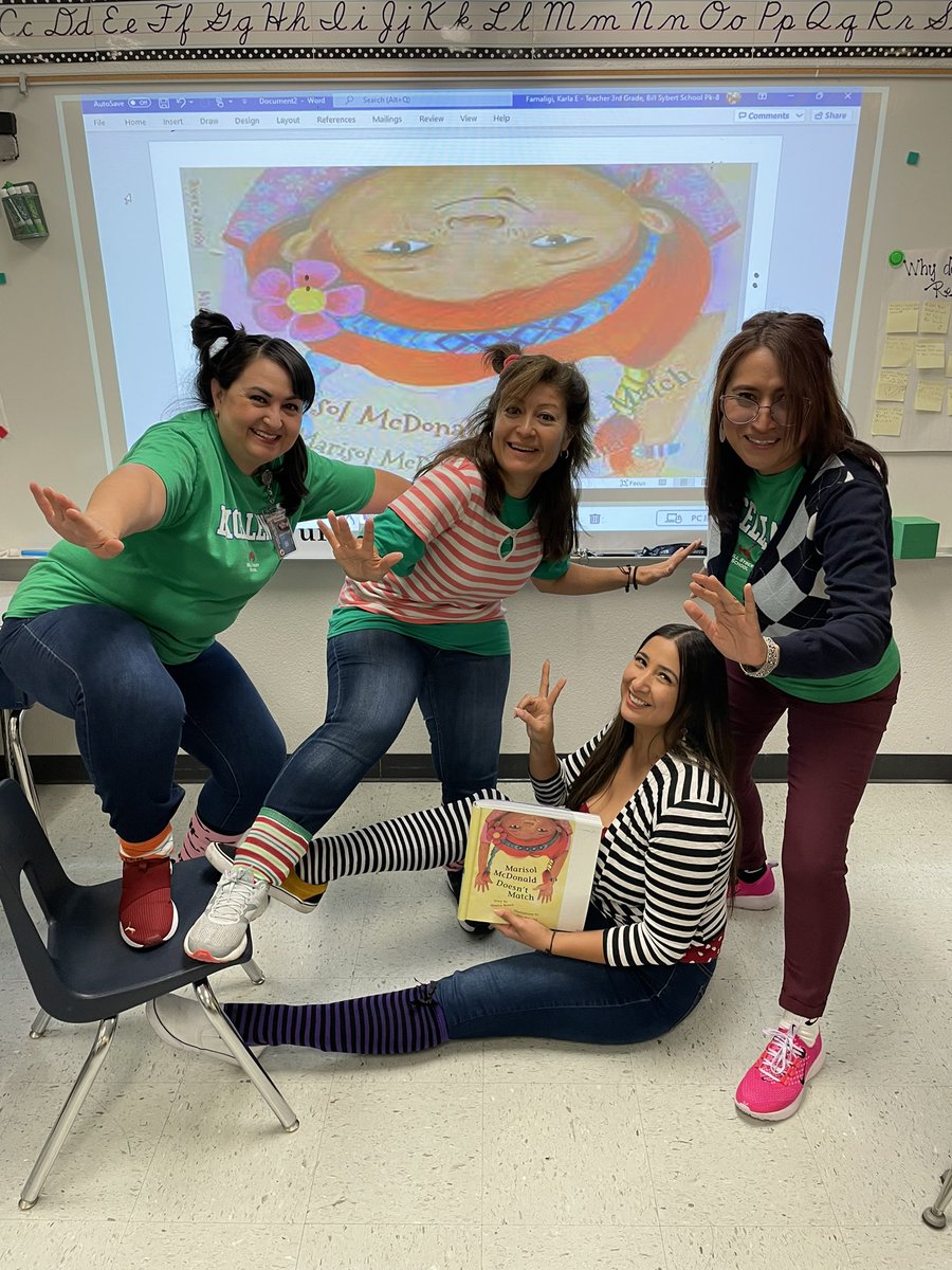 KARLA FAMALIGI (@kfamaligi_bss) on Twitter photo You know, just a few 3rd grade teachers 👩🏫 building up that realistic fiction 📖 interest. “Marisol McDonald Doesn’t Match” was a fun story to celebrate 🎉 on our Fun Fantastic Fiction Friday! @lgonzalez_BSS <a href="/JLopez_BSS/">Judith Lopez</a> <a href="/izapat_bss/">I Zapata</a> <a href="/GAcosta_BSS/">Gabriela Acosta</a> #TeamSISD #BandTogether 🦂❤️ You know, just a few 3rd grade teachers 👩🏫 building up that realistic fiction 📖 interest. “Marisol McDonald Doesn’t Match” was a fun story to celebrate 🎉 on our Fun Fantastic Fiction Friday! @lgonzalez_BSS <a href="/JLopez_BSS/">Judith Lopez</a> <a href="/izapat_bss/">I Zapata</a> <a href="/GAcosta_BSS/">Gabriela Acosta</a> #TeamSISD #BandTogether 🦂❤️