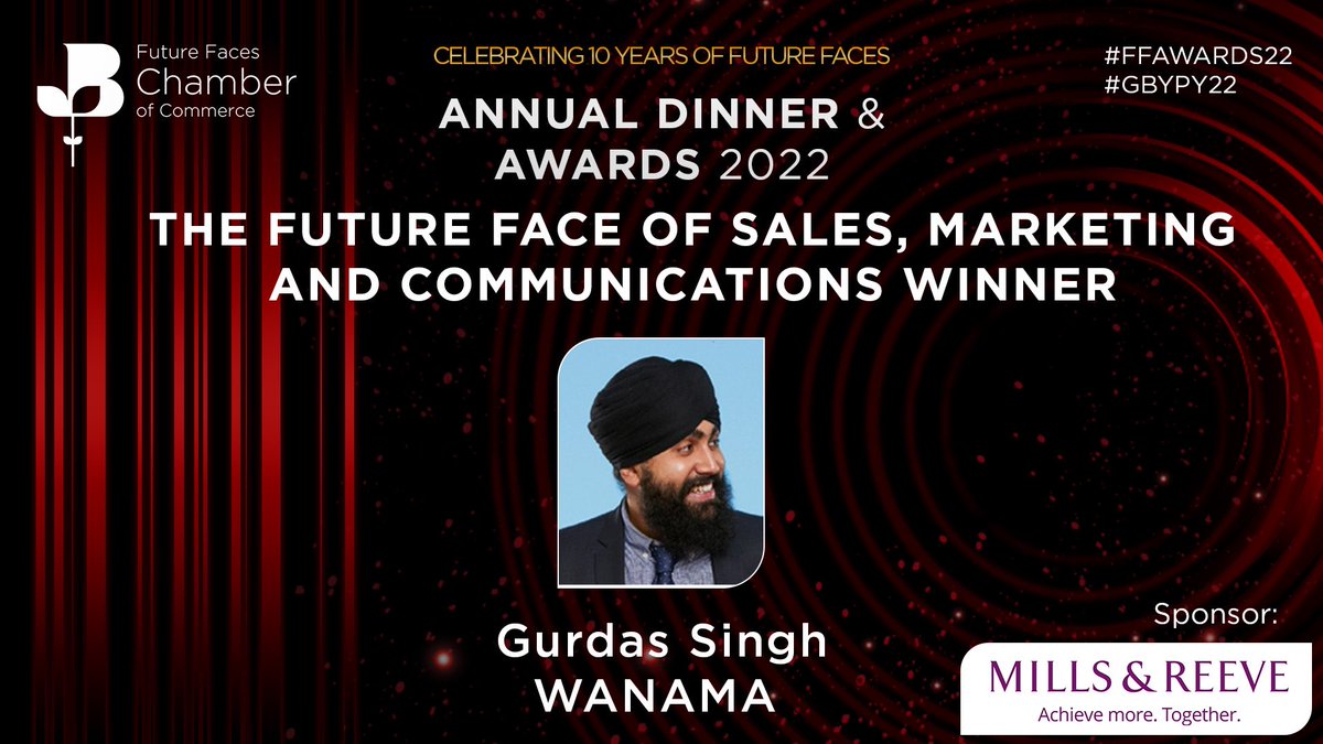 ffchamber's tweet photo. A huge well done to Gurdas Singh from WANAMA Limited! ๐
Award sponsored by @MillsandReeve.
#FFAwards22 https://t.co/qCvDTk18c4