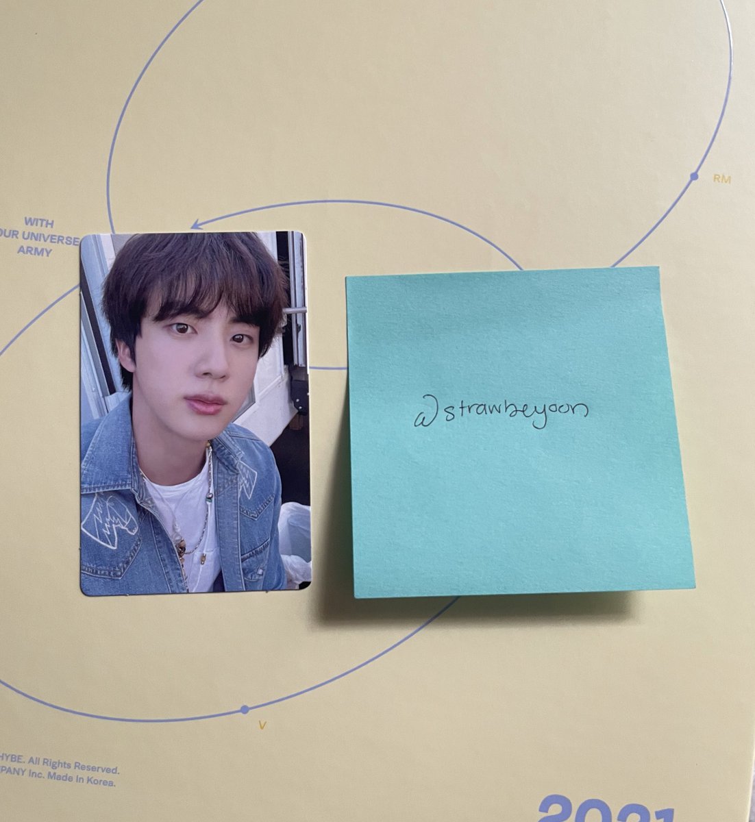strawbeyoon's tweet photo. WTT MEMORIES 2021 DVD 

USA only
Please help RT 🥹

Have: Jin/Seokjin
Want: Suga/Yoongi (1st Priority),  RM Namjoon/Jhope (2nd Priority)

#btswtt #wtt #wttbts #btstrade #btstrades https://t.co/oWjKUJN93j