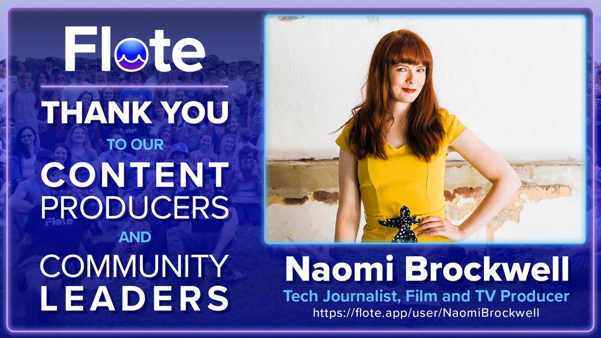 FlexSocial_io's tweet photo. We appreciate your contributions to our community and your leadership and support as we work on completing our transition to the new platform. Thank you for hosting your show on Flote.
https://t.co/xctuzvKLF3
#Flote #ContentProducers #CommunityLeaders @naomibrockwell https://t.co/9oIHlyzB36