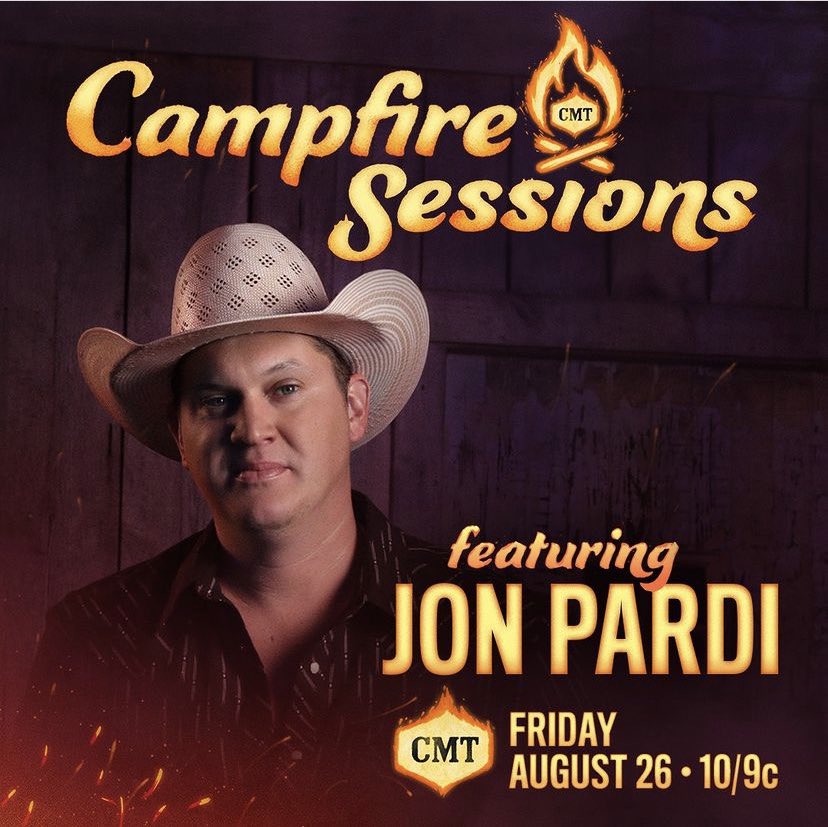 JonPardi's tweet image. #CMTCampfireSessions is airing tonight on @CMT at 10/9c. Tune in 🔥