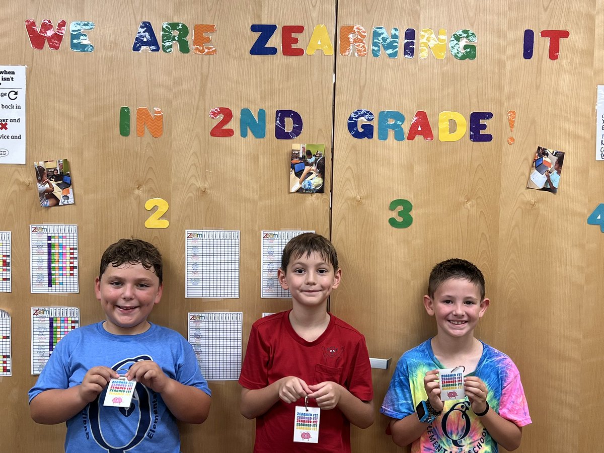 TamiDurden's tweet photo. These Zearners earned their first Zearn brag tag for completing all of Mission 1!  #QHESgoingplaces #goquails #mathisfun #zearningitin2ndgrade #QHES @zearned @pascoschools @KaraSmucker @QHESPasco https://t.co/g3vYap4PsH