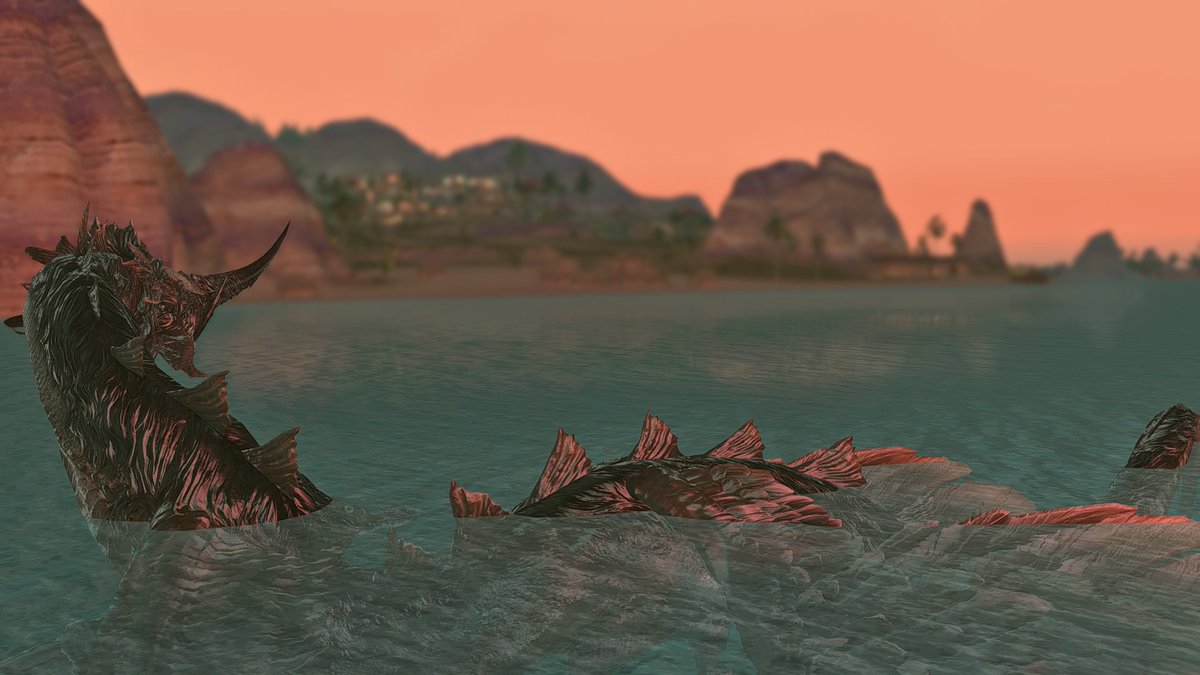 Azzdaja's tweet photo. The water helps cool the scales after a long, hot day in the sun https://t.co/DAND1DQwA8