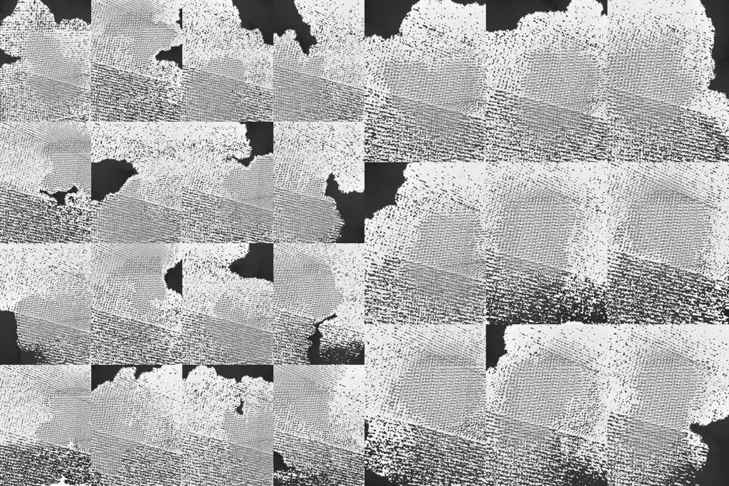 Grails II #6 — “Crude Figures”. Finally got around to make a proper piece out of this funky pixel sorting algorithm. Thanks for having me <a href="/proof_xyz/">PROOF</a> <a href="/kevinrose/">Kevin Rose</a> <a href="/eli_schein/">Eli Scheinman</a>!