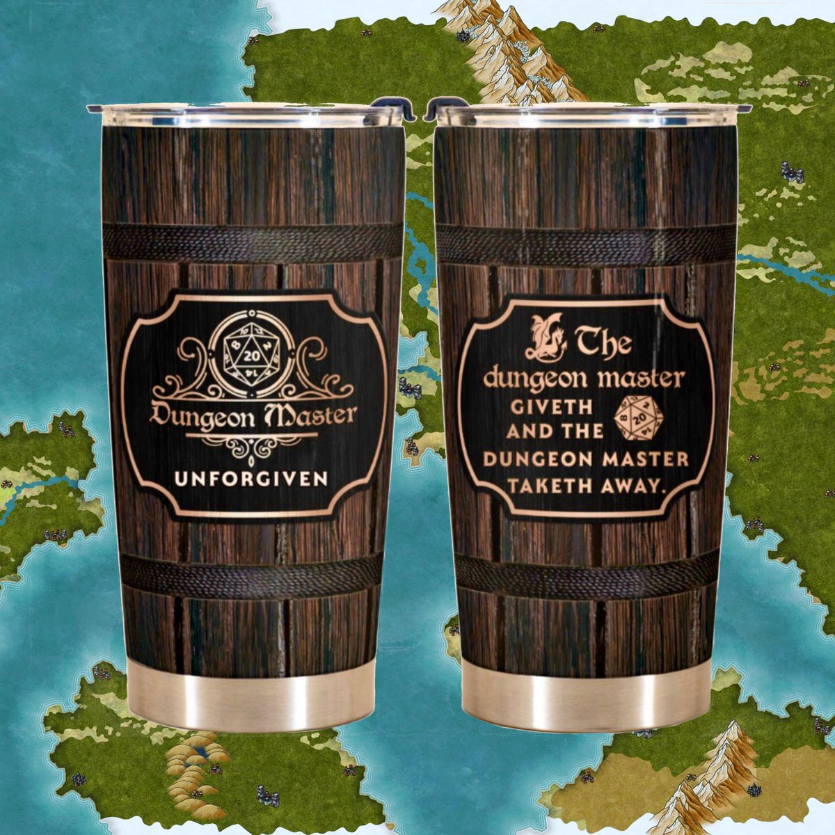 Rogue_Vato's tweet photo. The Dungeon Master Taketh Away check out @macorner_decor for these tumblers #macorner #dnd #dndart #dnditems #instagram #tiktok #twitter #youtube #twitch #dnddm https://t.co/aytKX3wmAG