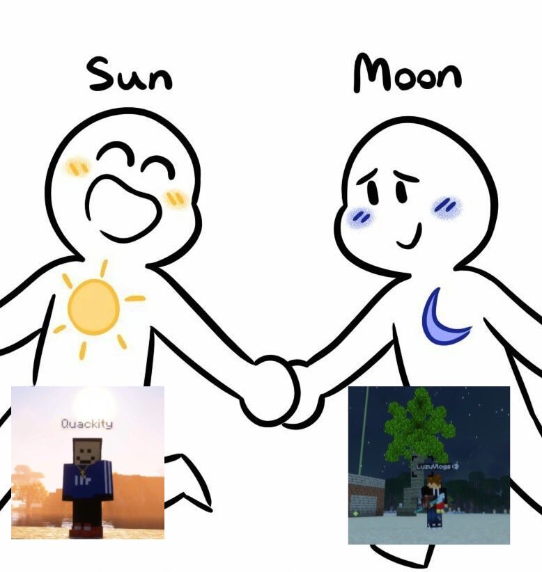 LennonLarkin3's tweet photo. LAS FOTOS DE LUZU Y QUACKITY SON LITERALMENTE EL SOL Y LA LUNA https://t.co/9GtdRDkww7