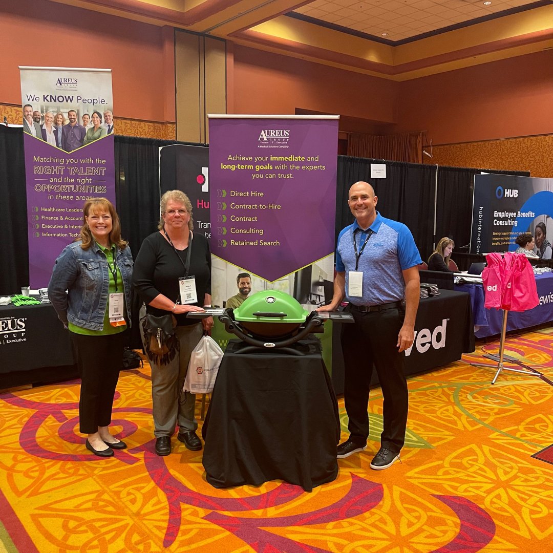 Had a great time at HR Nebraska Conference last night! A huge thank you to Cindy Novak and Nate Elgert for representing Aureus Group. 😀