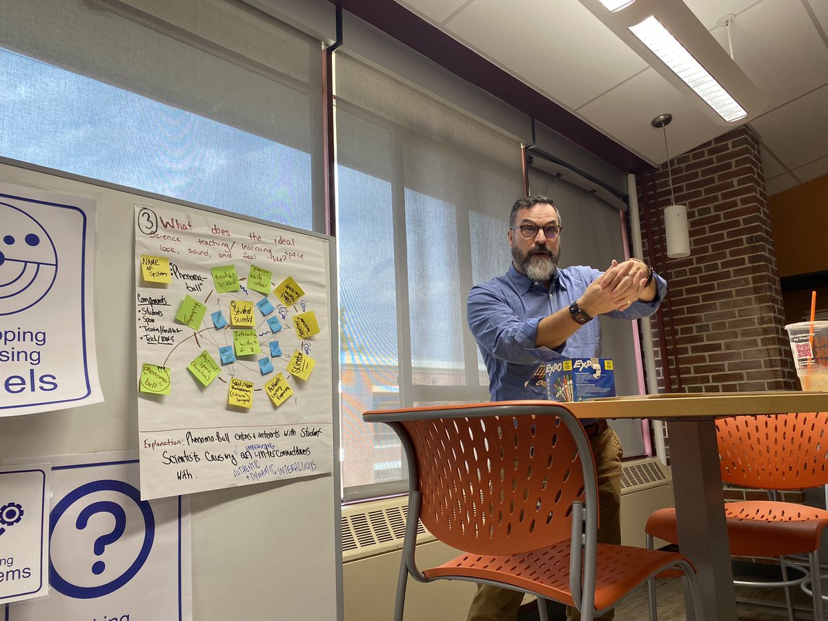 DrAPease's tweet image. There is just something so inspiring about listening to a passionate educator talk about what they love - Here’s @djacob1967 discussing how to coach into student developed models in today’s @AmbScienceTeach book club! #WeAreChappaqua #ChapPDTeam @Sci21 @PNWCurriculum